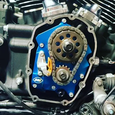 Performance upgrade work on a Harley-Davidson engine