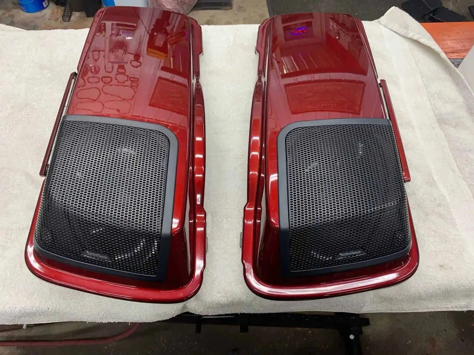 Custom motorcycle speakers